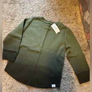 Toddler long sleeve GAP waffle shirt